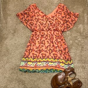 Coral Day Dress